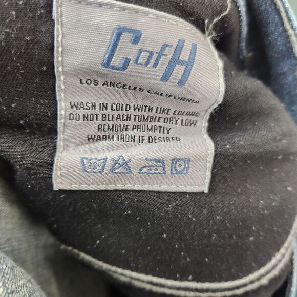 Citizens Of Humanity Mens Full Button Tailored Denim Straight Fit Evans Jeans 36 - Picture 8 of 8